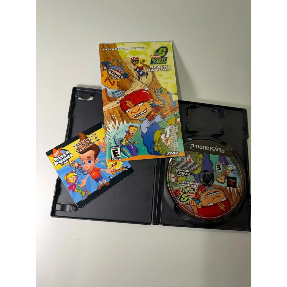 Rocket Power Beach Bandits Sony PlayStation 2 PS2 Game Complete CIB Nickelodeon